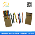 Children Safety Multi-color Six color Crayon